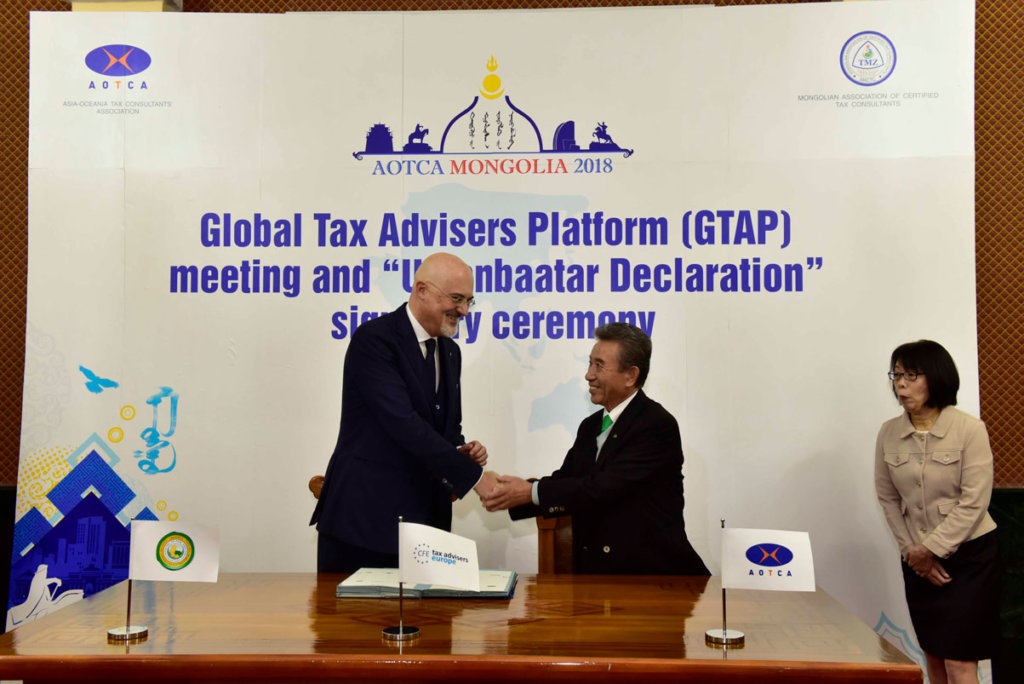 GTAP meeting and Ulaanbaatar declaration signatory ceremony