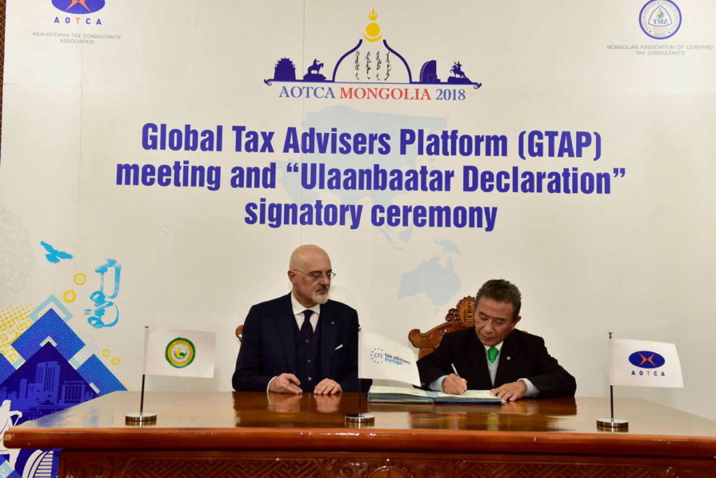 GTAP meeting and Ulaanbaatar declaration signatory ceremony